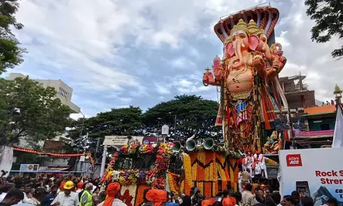 Khairatabad Bada Ganesh procession started for immersion