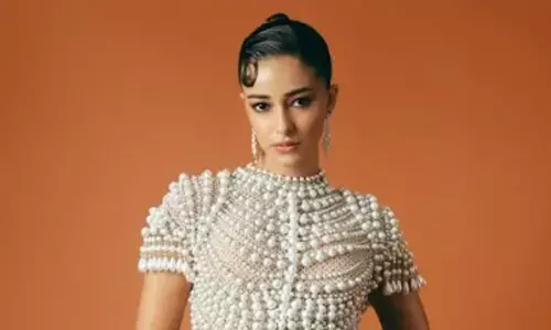 Ananya Panday stuns in pearl-studded dress