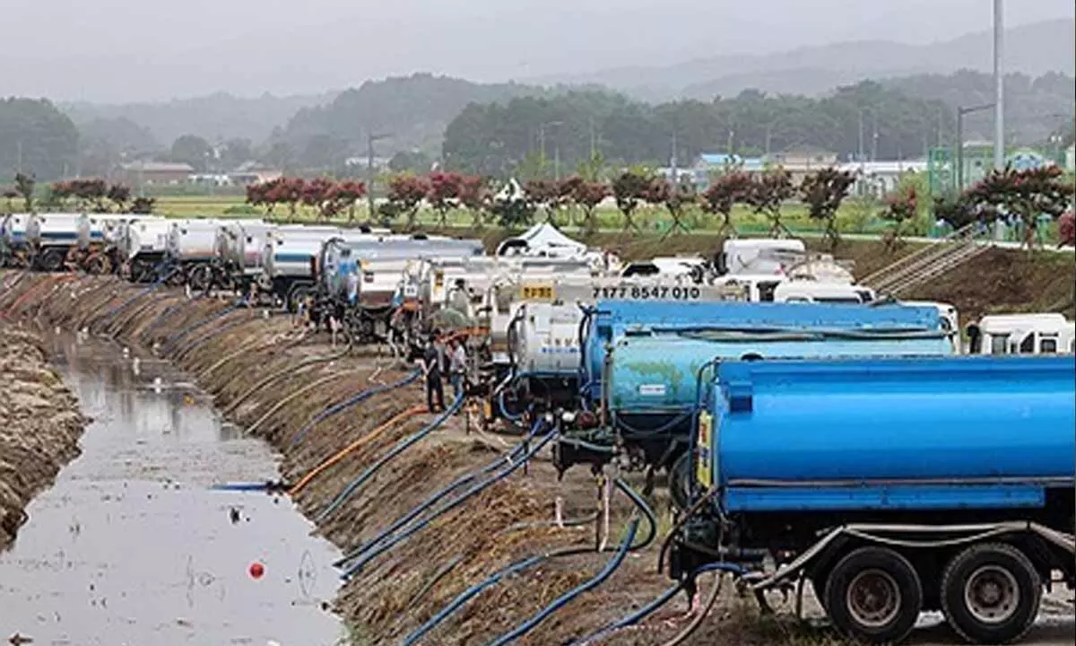 South Korea makes all-out efforts to supply water to drought-hit region