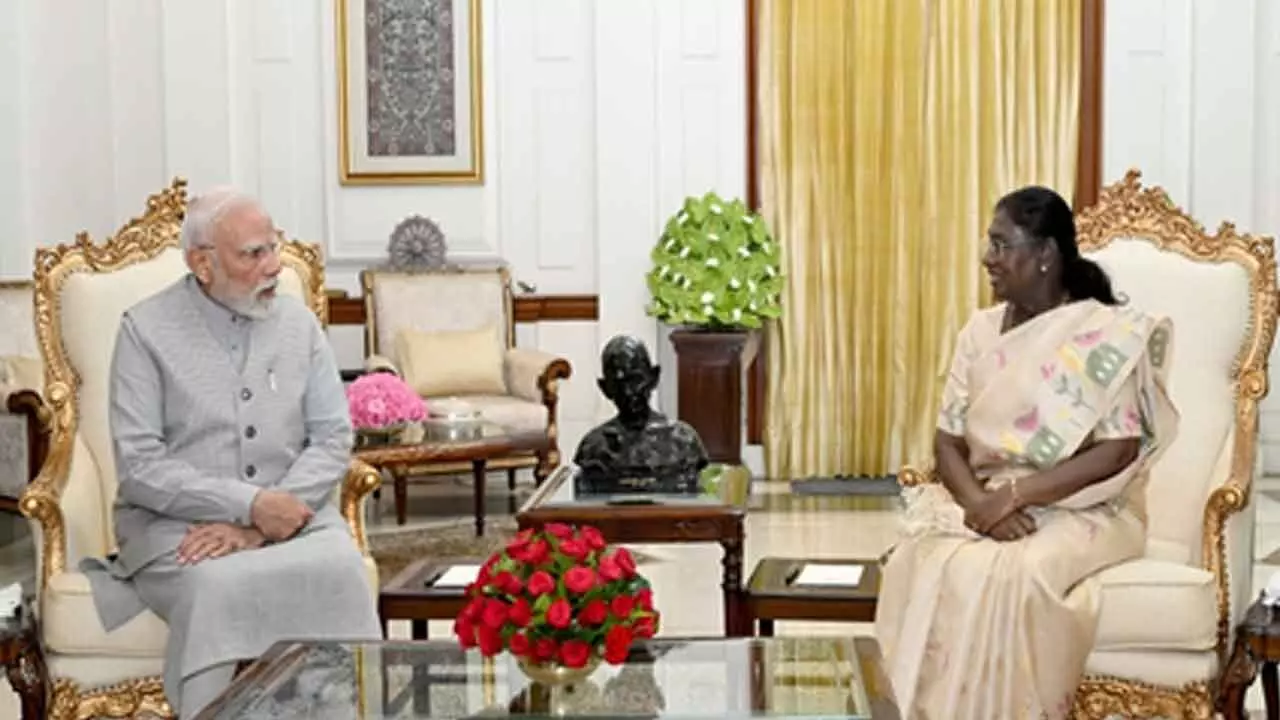 After foreign visits, PM Modi briefs President Murmu - a protocol Rajiv Gandhi refused with Zail Singh
