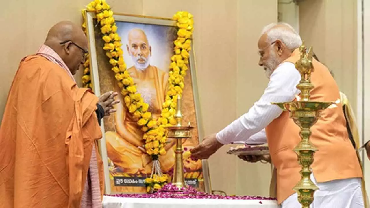 PM Modi pays tribute to Sree Narayana Guru, hails his enduring legacy PM Modi pays tribute to Sree Narayana Guru, hails his enduring legacy