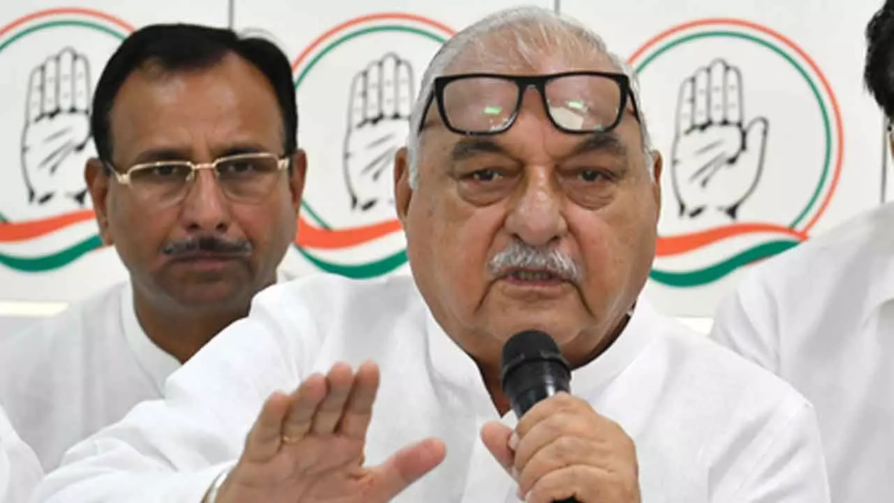 Flood situation in Haryana grim with govt’s failure: Ex-CM Hooda Flood situation in Haryana grim with govt’s failure: Ex-CM Hooda