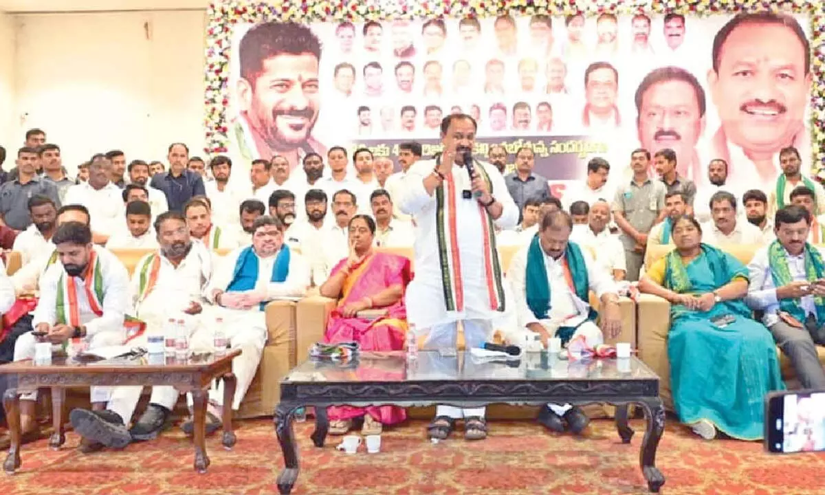 Cong to mark BC quota fulfilment with huge rally in Kamareddy dist Cong to mark BC quota fulfilment with huge rally in Kamareddy dist