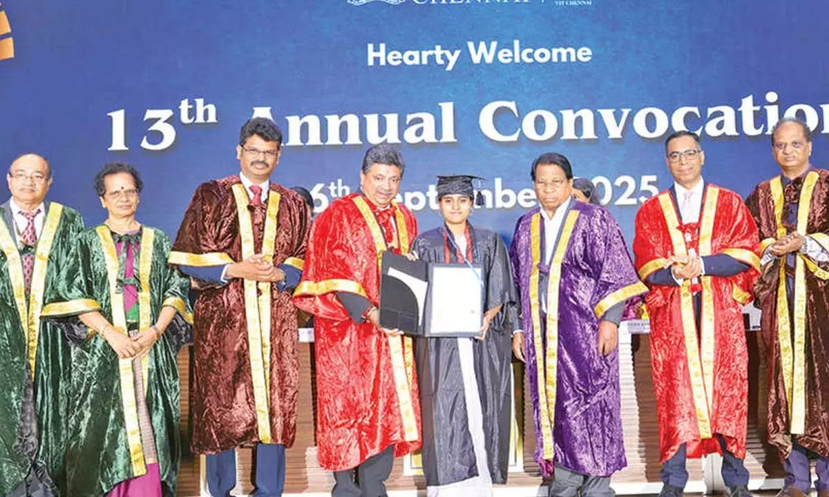 VIT Chennai hosts 13th annual convocation ceremony VIT Chennai hosts 13th annual convocation ceremony