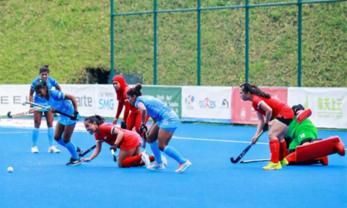 India rout Singapore 12-0 to seal spot in Super 4 of Womens Hockey Asia Cup