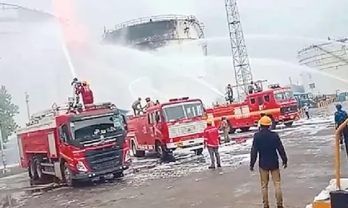 Fire breaks out at EIPL following lightning strike