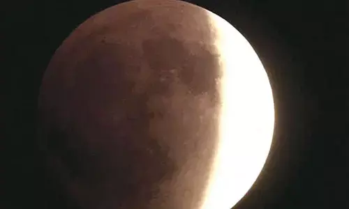 Stargazers behold blood moon