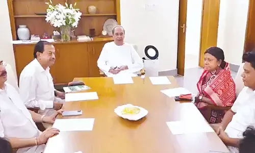 Naveen leaves for Delhi ahead of VP polls