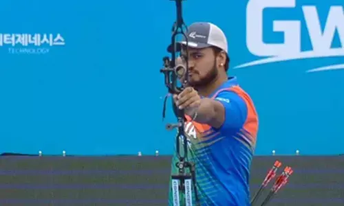 World Archery Cship: India bow out in mens individual quarters after historic gold