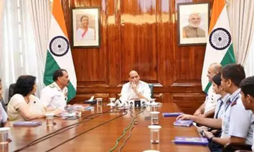 ‘Uphold sense of national pride’: Rajnath Singh tells students of Navy School