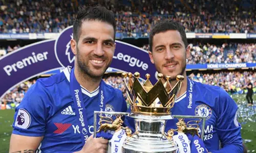 Hazard and Fabregas nominated for Premier League Hall of Fame