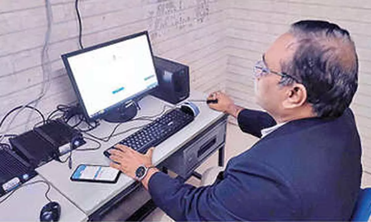 Biometric register introduced in Waltair Division Biometric register introduced in Waltair Division