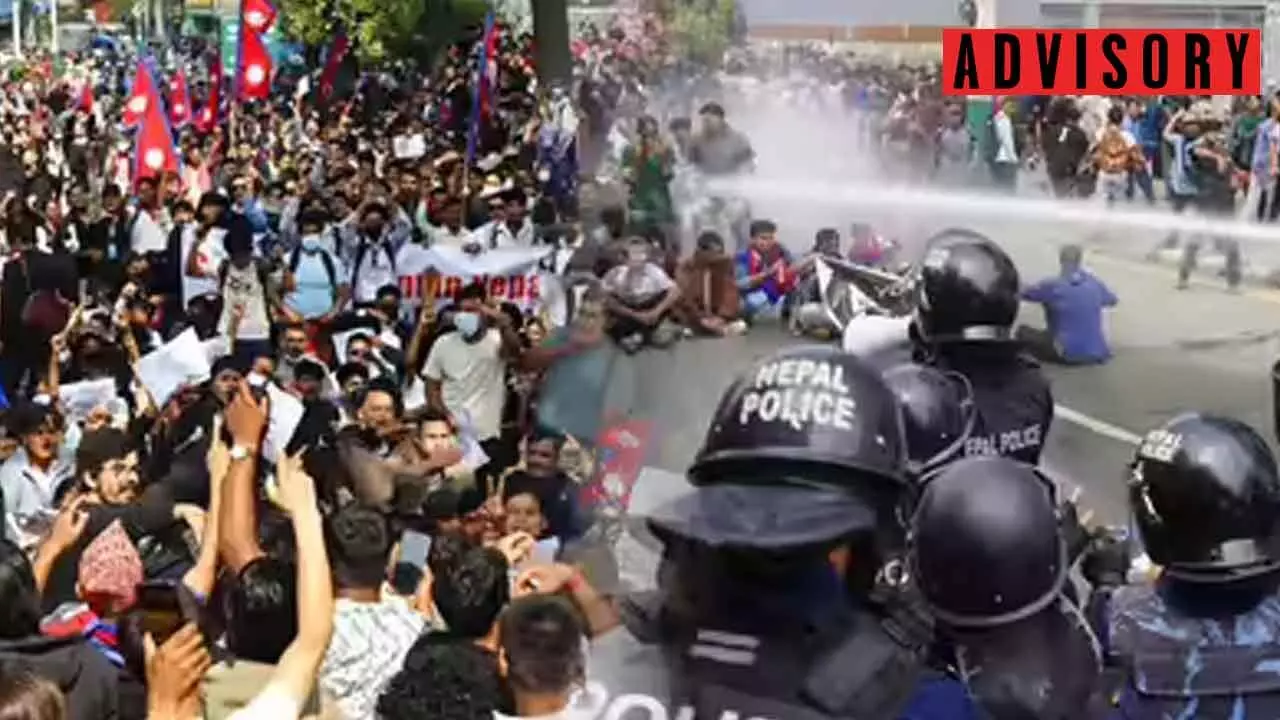 India Issues Advisory As Nepal Protests Over Social Media Ban Turn Deadly India Issues Advisory As Nepal Protests Over Social Media Ban Turn Deadly