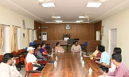 Executive petitions related to land acquisition in the district should be completed quickly. District Judge M.R. Sunitha advised District Collector Adarsh ​​Surabhi