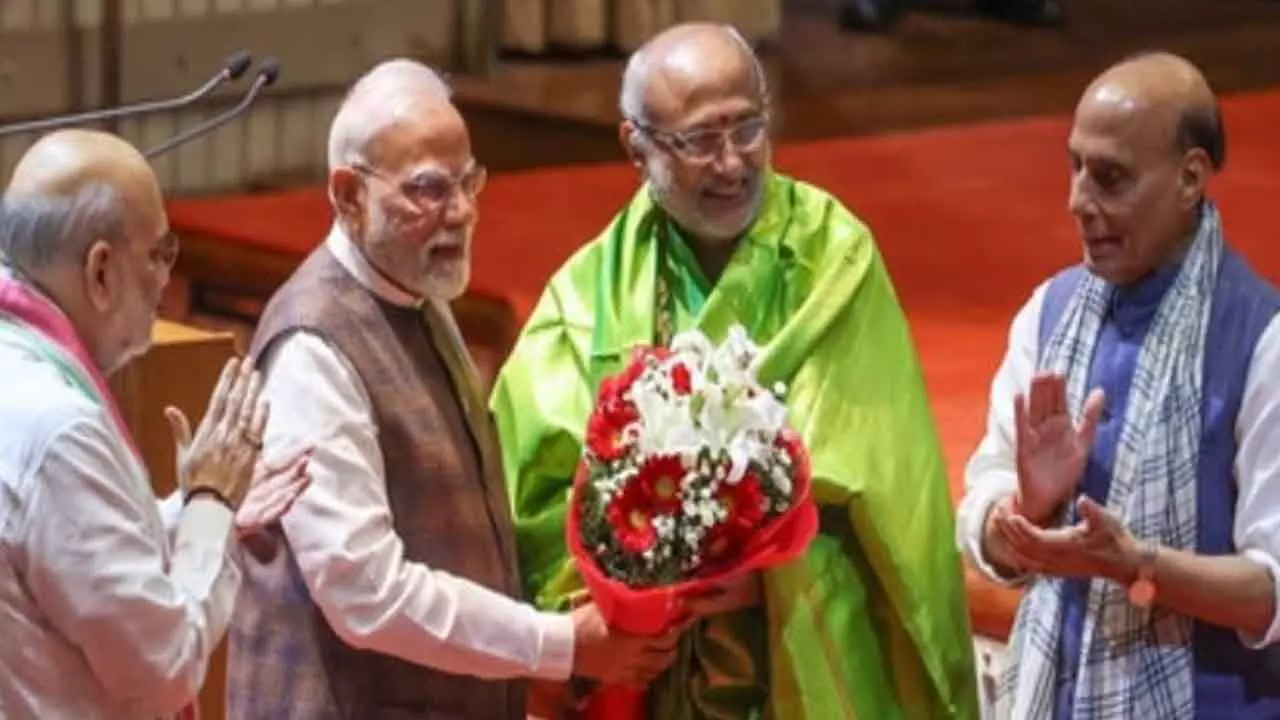 NDA’s Radhakrishnan elected Indias next V-P