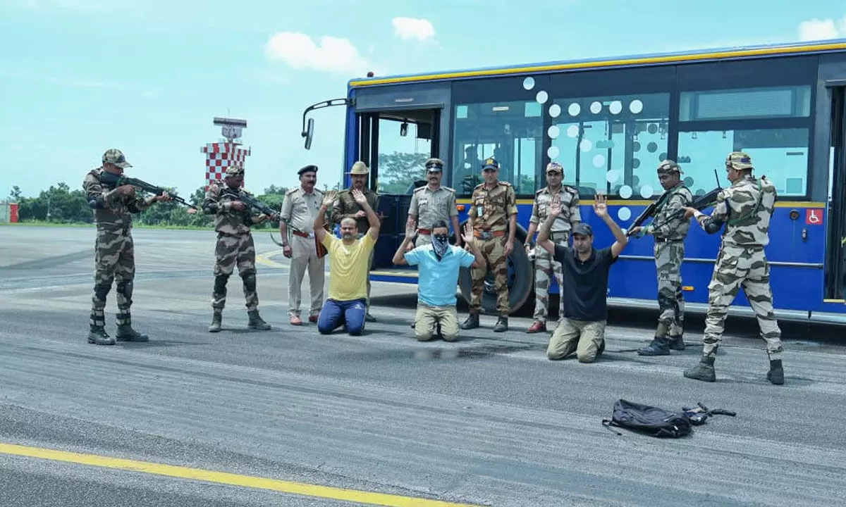 Mangaluru Airport Tests Crisis Preparedness with Anti-Hijack Drill