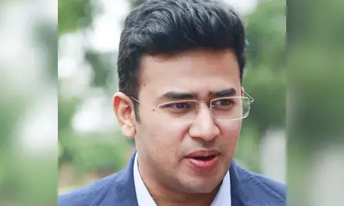 Tejashwi Yadav, Rahul Gandhi focus on their family fortunes, says BJPs Tejasvi Surya in Patna