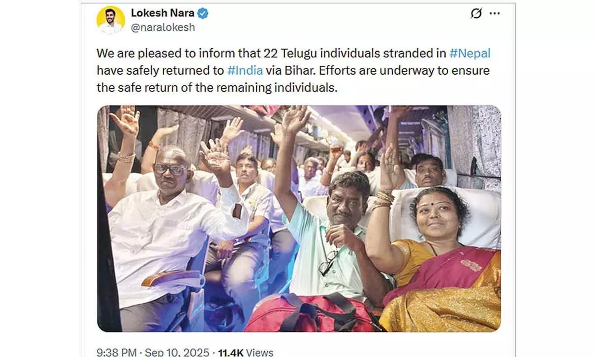 Coordinated efforts on to bring home AP citizens stranded in Nepal Coordinated efforts on to bring home AP citizens stranded in Nepal