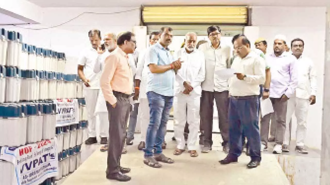 Officials told to take necessary precautions at EVM strong room