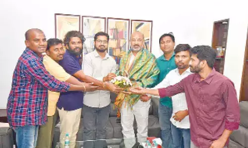 Group-I candidates express gratitude to Bandi Sanjay for unwavering support