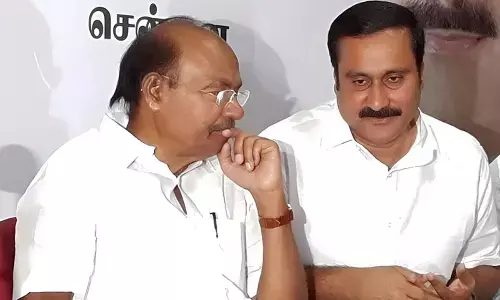 S Ramadoss Expels Son Anbumani From PMK, Calls Him A “Weed”