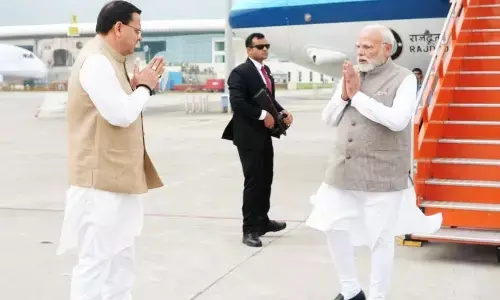 PM visits Dehradun and conducts review meeting to assess damage caused by floods in Uttarakhand