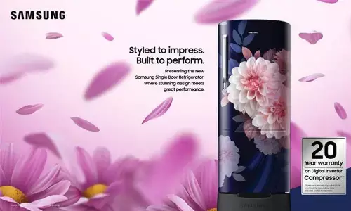 Samsung Introduces New Range of Single Door Refrigerators with Elegant Floral Design and Long-Lasting Performance in India