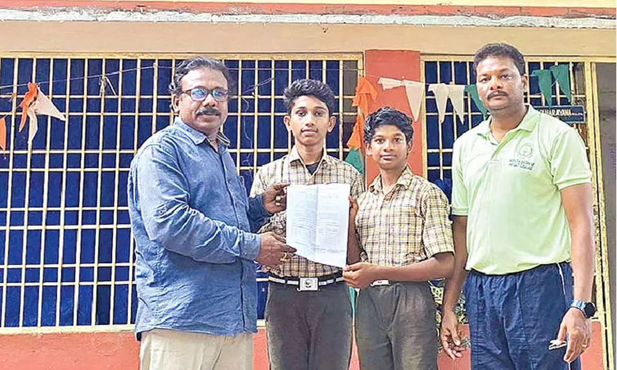 Two students selected for yoga competition Two students selected for yoga competition