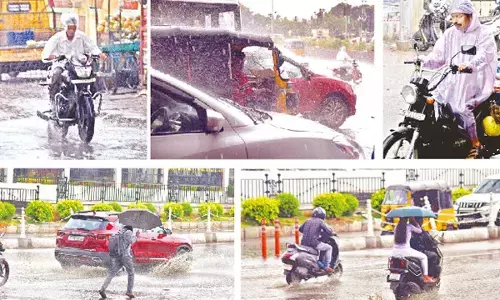 Heavy rains lash many parts of city; throw life out of gear
