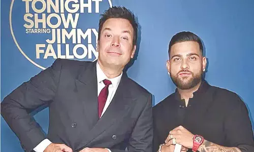 Karan Aujla brings Bhangra to Jimmy Fallon’s show