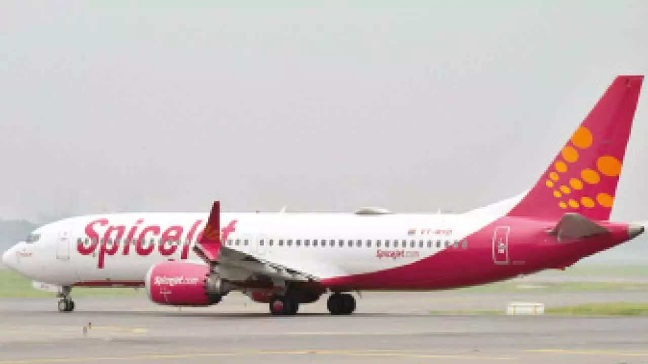 SpiceJets wheel falls off after take-off from Kandla SpiceJets wheel falls off after take-off from Kandla