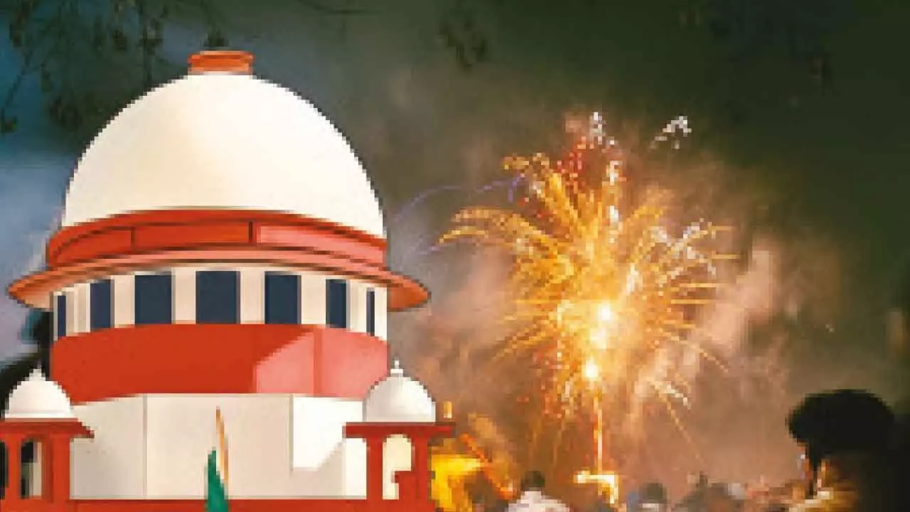 Why firecracker ban limited to Delhi-NCR? SC seeks pan-India policy Why firecracker ban limited to Delhi-NCR? SC seeks pan-India policy