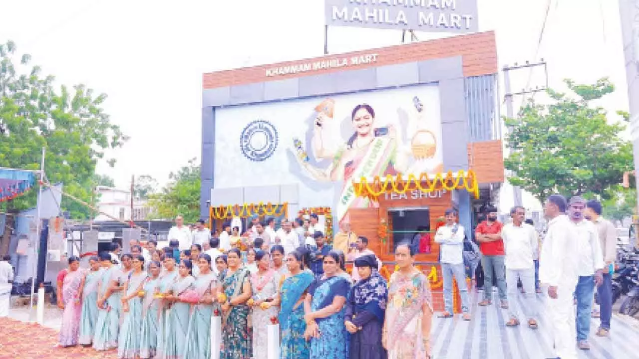 Khammam’s Mahila Mart emerges as model for women’s empowerment Khammam’s Mahila Mart emerges as model for women’s empowerment