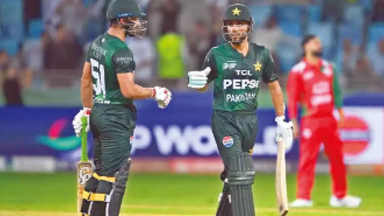 Pakistan thrash Oman by 93 runs Pakistan thrash Oman by 93 runs