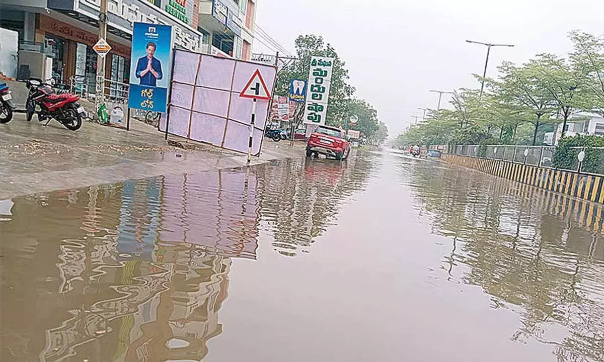 Heavy rains leave Machilipatnam inundated
