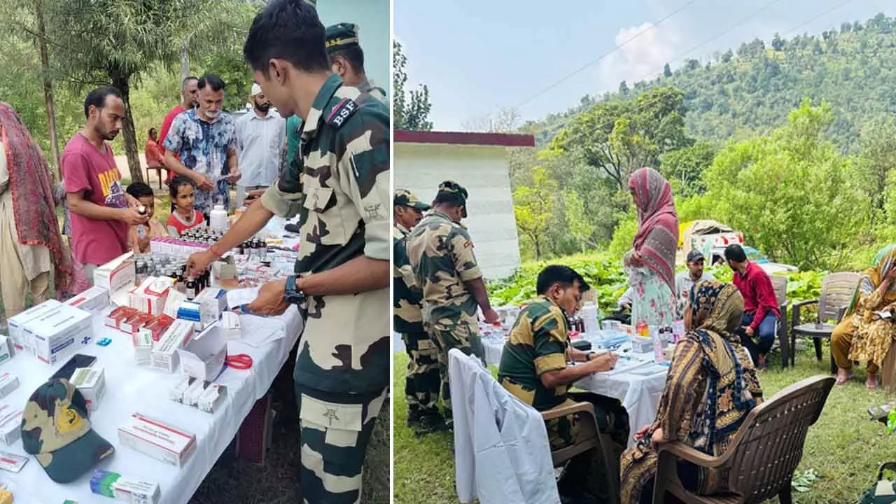 BSF organises medical camps in flood-affected areas of Jammu BSF organises medical camps in flood-affected areas of Jammu