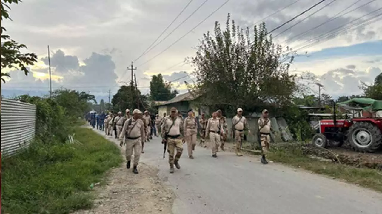 Protests, tension in Manipurs Churachandpur over arrests for vandalising decorations