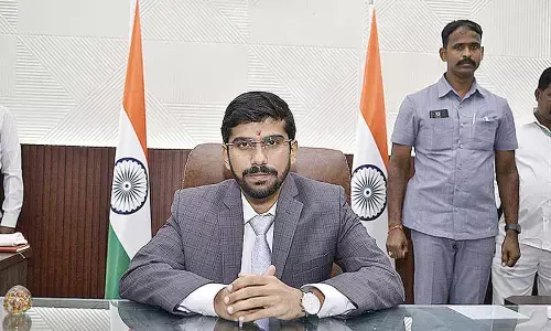 Anantapur Collector Anand takes charge