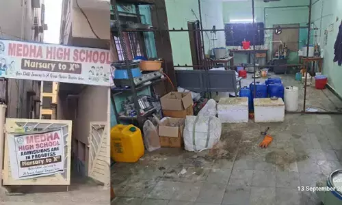 Hyderabad school turned into drug unit, probe underway