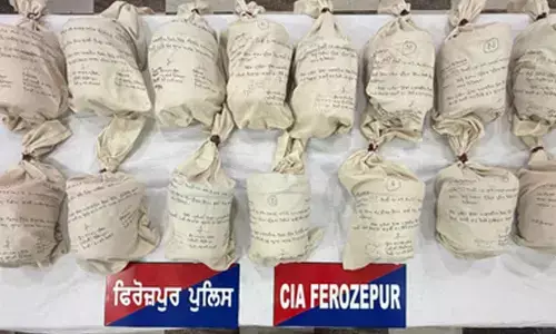 Punjab Police dismantle cross-border smuggling attempt; 15.7 kg heroin seized