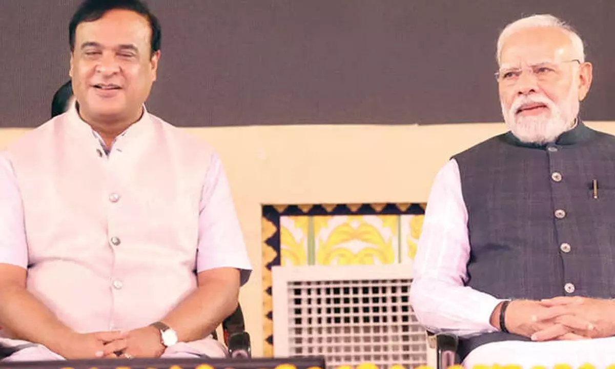 PM lays stone for health projects in Assam PM lays stone for health projects in Assam