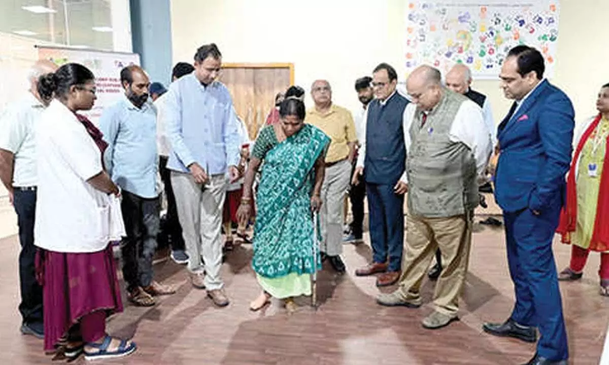 Artificial limbs distributed to scores of disabled beneficiaries Artificial limbs distributed to scores of disabled beneficiaries