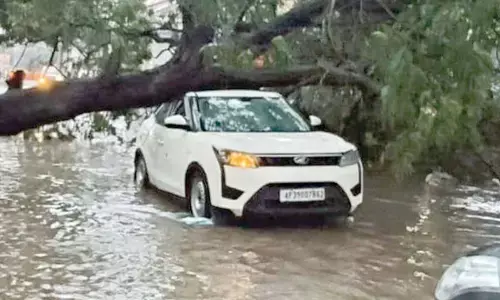 Heavy rain throws normal life out of gear