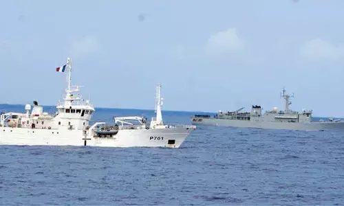 Indian Navy’s first training squadron departs La Réunion and Port Louis