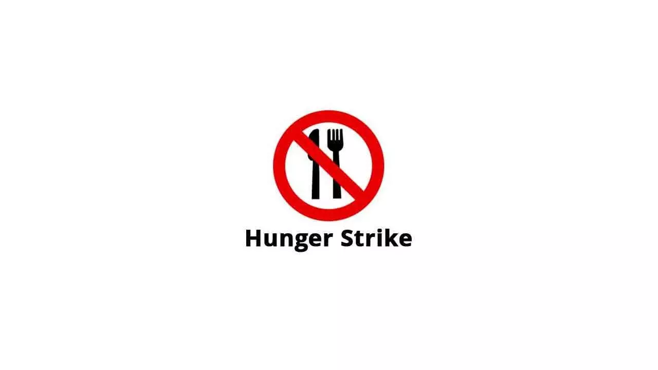 Relay hunger strike by journalists enters 7th day Relay hunger strike by journalists enters 7th day