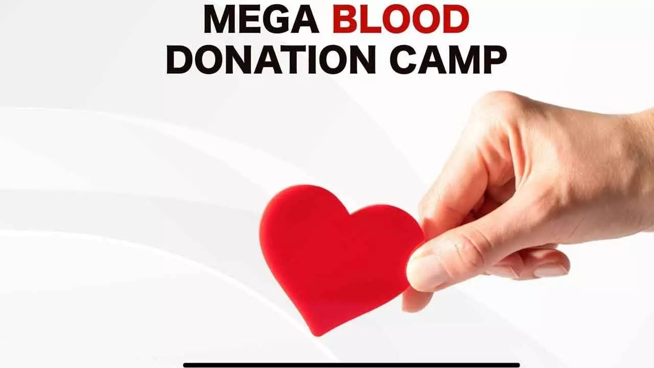 Mega Blood Donation Camp in Khammam on September 17 Mega Blood Donation Camp in Khammam on September 17