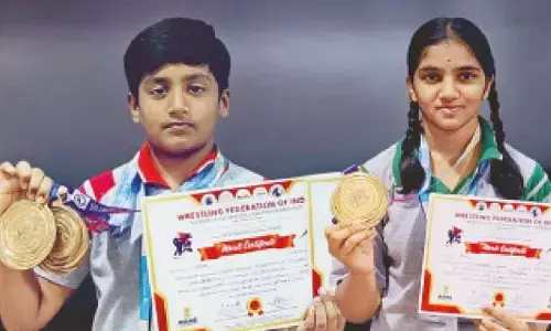 Narayana students clinch 3 gold medals at National Grappling Championship 2025
