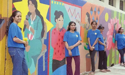 Community wall art mural on success by Aravani Art unveiled