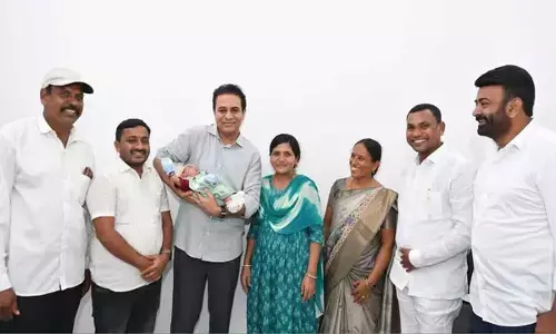 BRS Couple Names Son ‘Suryansh’ with Blessings from KTR