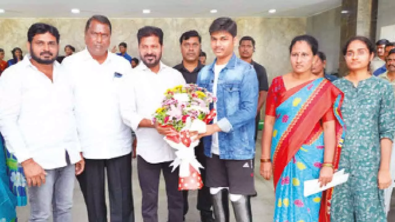 CM gives new lease of life to accident victim CM gives new lease of life to accident victim